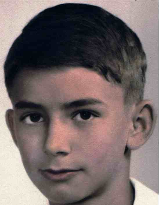 Gary as a child