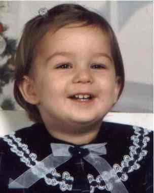 Michael's daughter, Brenna Nichole Maddox, at 20 months