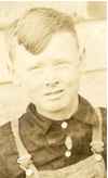 Myron Rowsey as a child