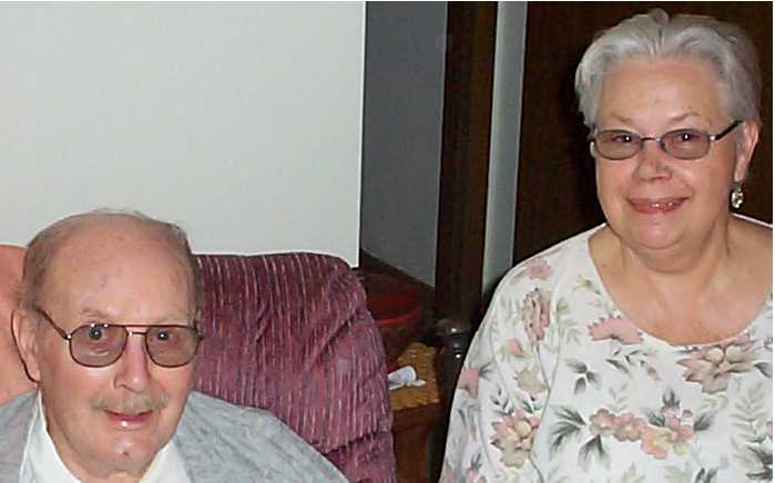 WalterJr & his wife Neva on 1/30/2002