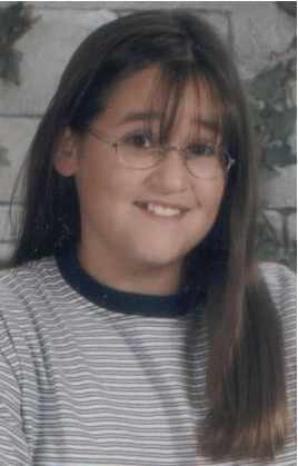 Andrea as a child