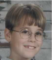 Christopher as a child