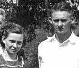 Estil on right, with wife Nellie on left