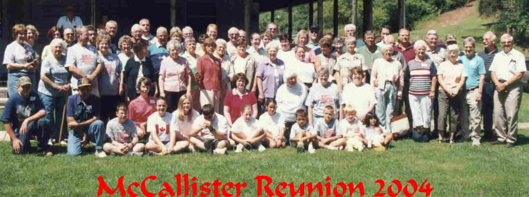 relatives at McCallister reunion