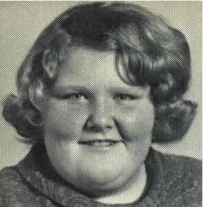 Catherine at about age 15 from a school photo album