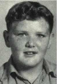 Photo of Mike at about age 14 from a school album